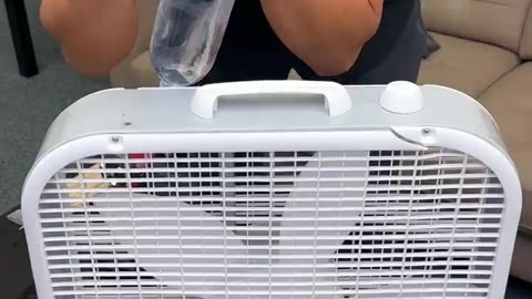 Engineer shows how to make a water fan