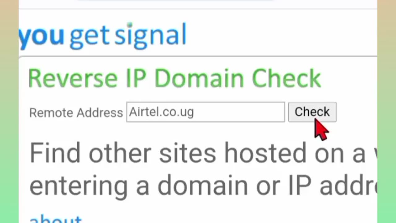 How to find working host