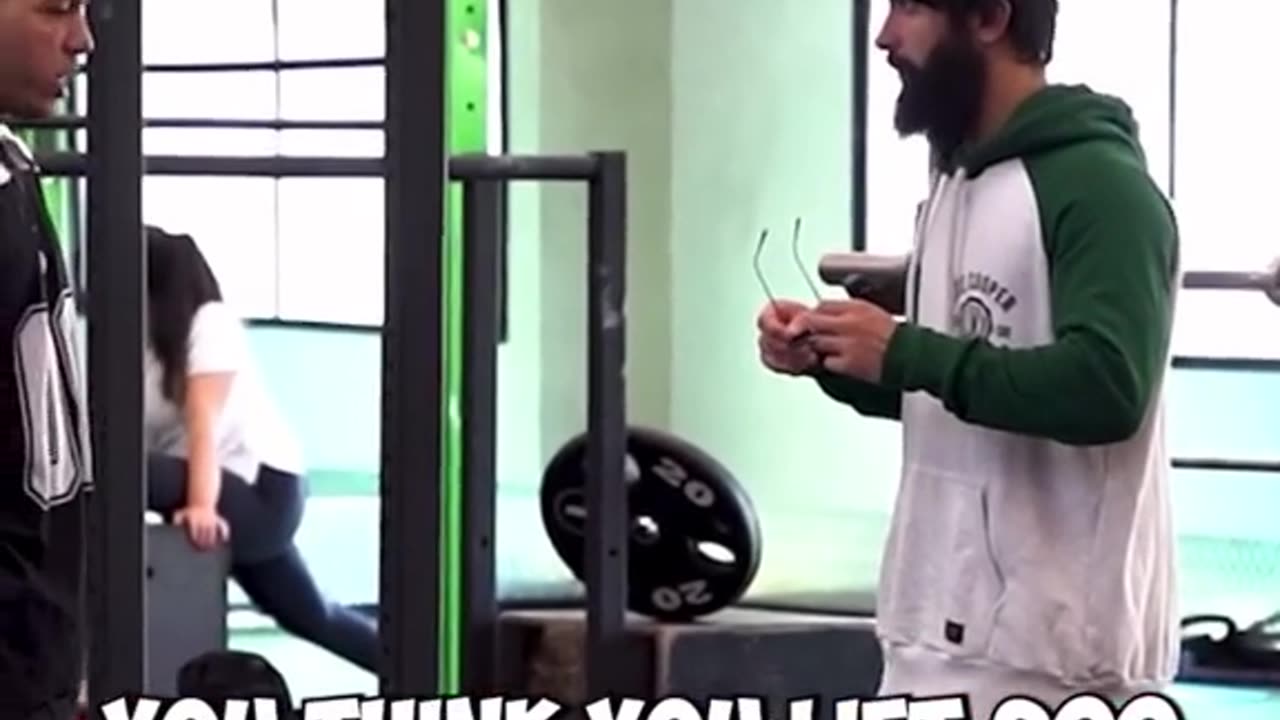 Gym prank