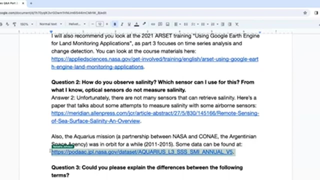 NASA ARSET: Spectral Indices for Land and Aquatic Applications, Part 2/3