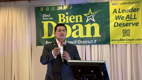 Biên Doan khởi ₫ộng tranh cử nghị viên San Jose California