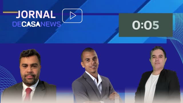 Apresentação do Jornal DCNews que vai ao ar sempre nas segundas e quintas