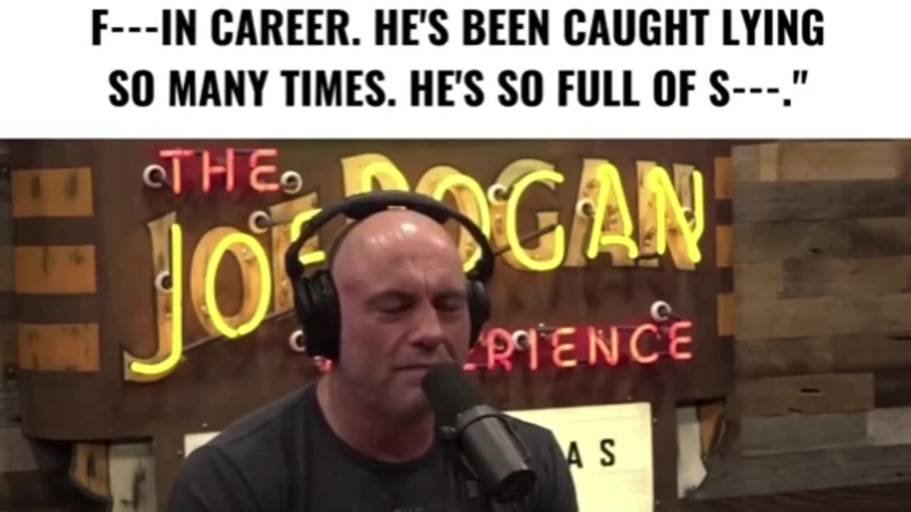 Joe Rogan have two sides of a conversation about something we already know about