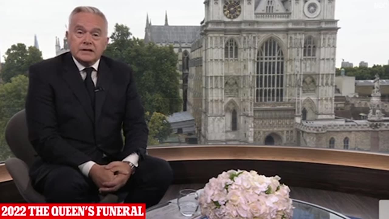 Huw Edwards covering biggest events in the UK and around the world