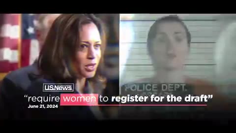 Kamala tried to draft woman into the military