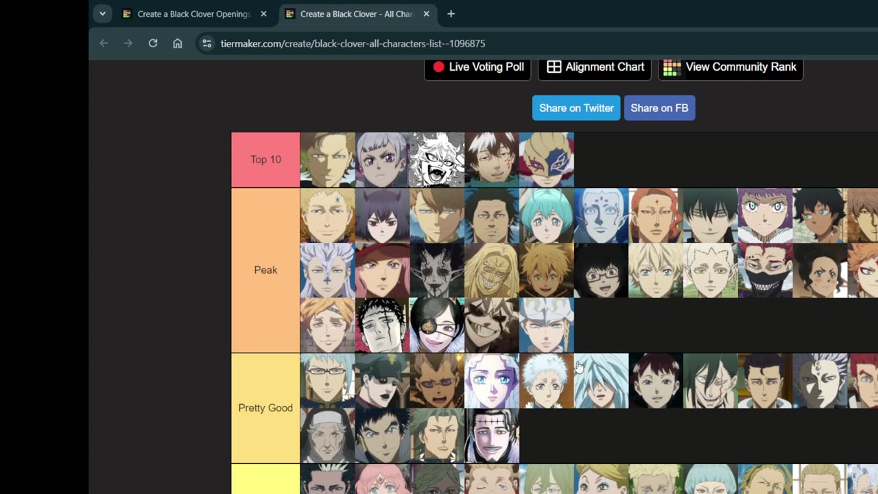 Black Clover Opening and Character Rankings!