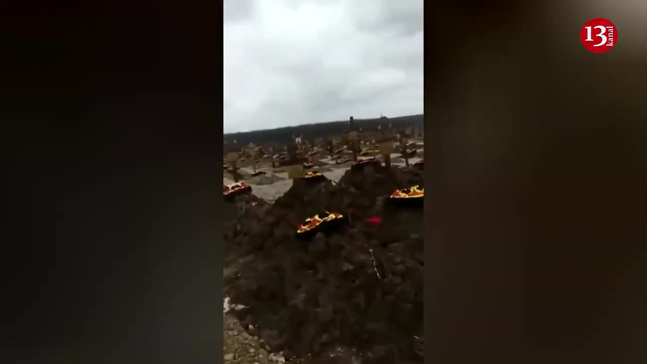 Footages from the cemetery where "Wagner" soldiers were buried - "The cemetery expands every day"