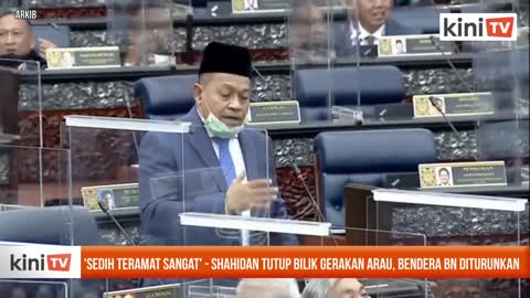 'Sedih teramat sangat' - Shahidan tutup bilik gerakan Arau, bendera BN diturun