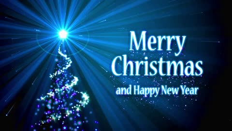 Christmas & Happy New Year Background Music with Forest & Snow Fall I Xmas Tree Decoration Music