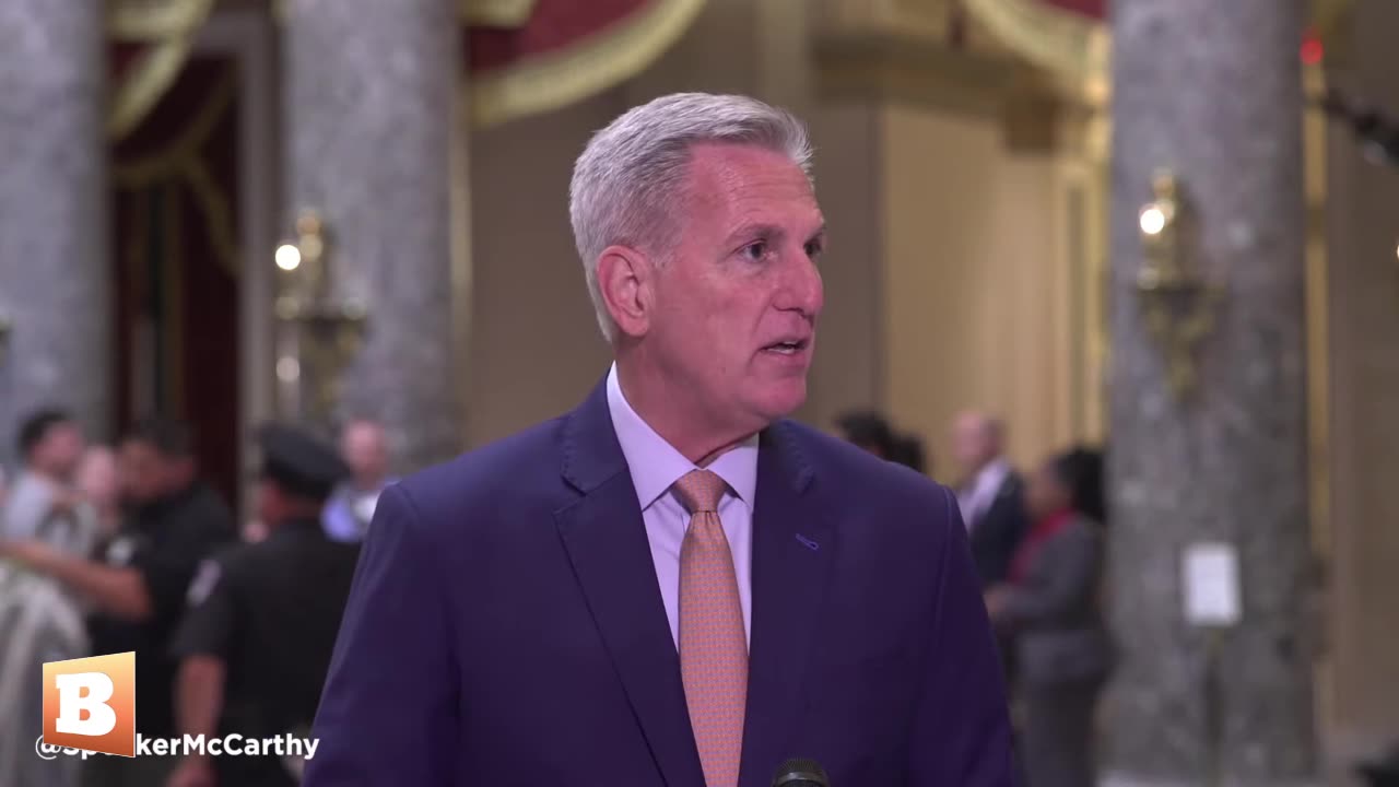 LIVE: Speaker Kevin McCarthy speaking with reporters...