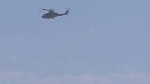 A Pair of UH-1Y Venoms over MCAS Miramar