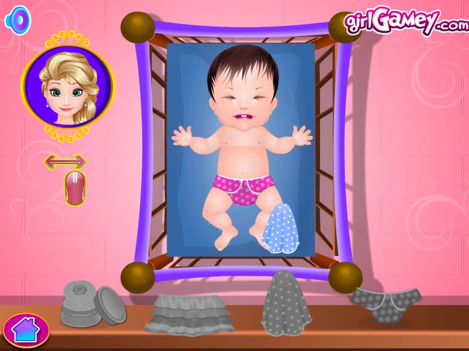 Elsa Baby Spa: Disney princess Frozen - Game for Little Girls