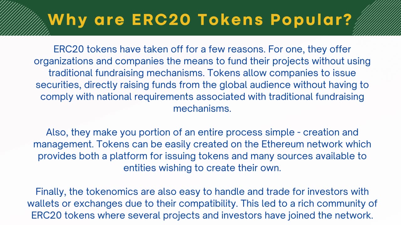 Advantages of ERC-20 tokens for blockchain developers