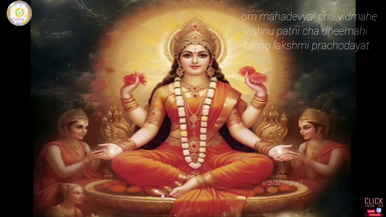 om mahadevyai cha vidmahe vishnu patni cha dheemahi tanno lakshmi prachodayat