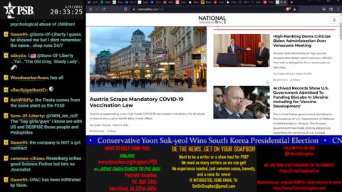 2022-03-09 20:00 EST - Modern Day America: with LC Mac