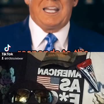 President Trump's message and Bizziebear Reacts