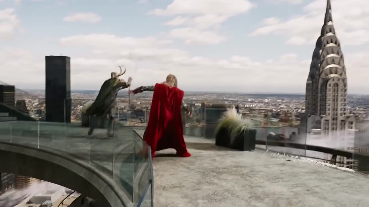 Thor vs Loki - Fight Scene - The Avengers _ Movie CLIP HD