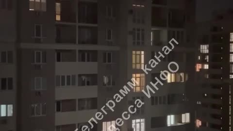 In one of the residential complexes of Odessa, two days later, they gave the light