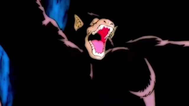 Dragon Ball Z - Oozaru Gohan vs Goku from the Anime movie The Tree of Might. #dragonball #anime