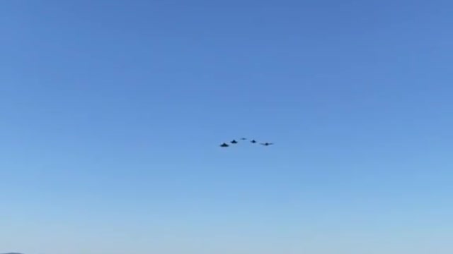 Here’s the flyover video you wanted but didn’t get on TV