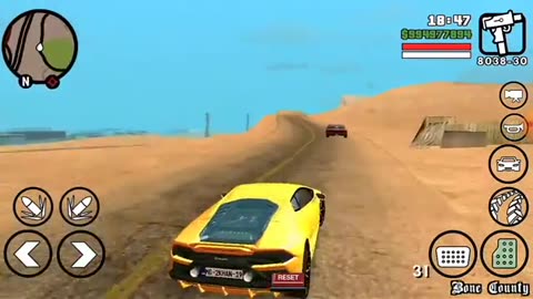 Gold Lamborghini On [ GTA SAN ANDRES ] gamplay part=1