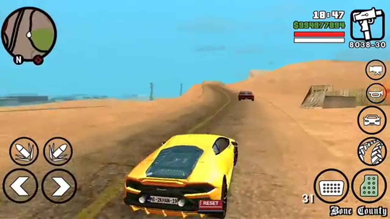 Gold Lamborghini On [ GTA SAN ANDRES ] gamplay part=1