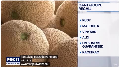 FDA zwiększa wycofywanie kantalupy
