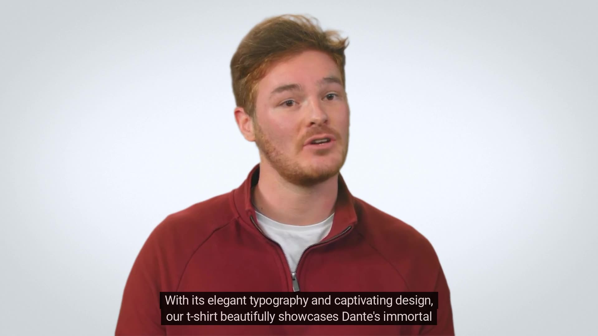 T-Shirt with Dantes Verse