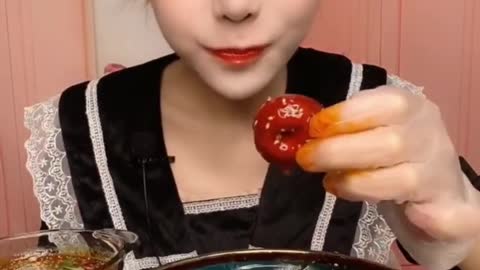 ASMR Chinese food eating ,amazing mukbang eating