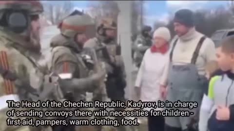 Watch! Ukrainians being liberated by Russians