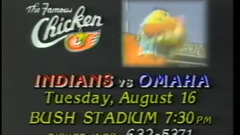 August 11, 1988 - San Diego Chicken Visits Bush Stadium in Indianapolis