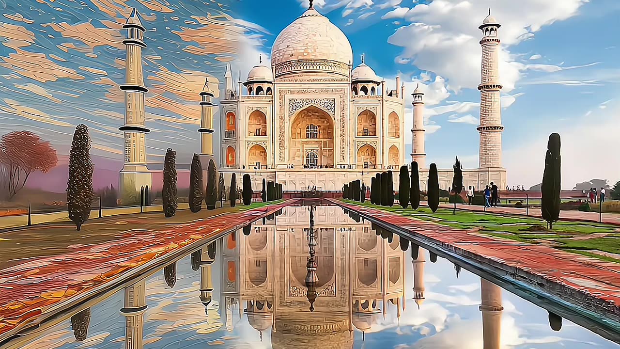 How is it looking taj Mahal with editing 😍