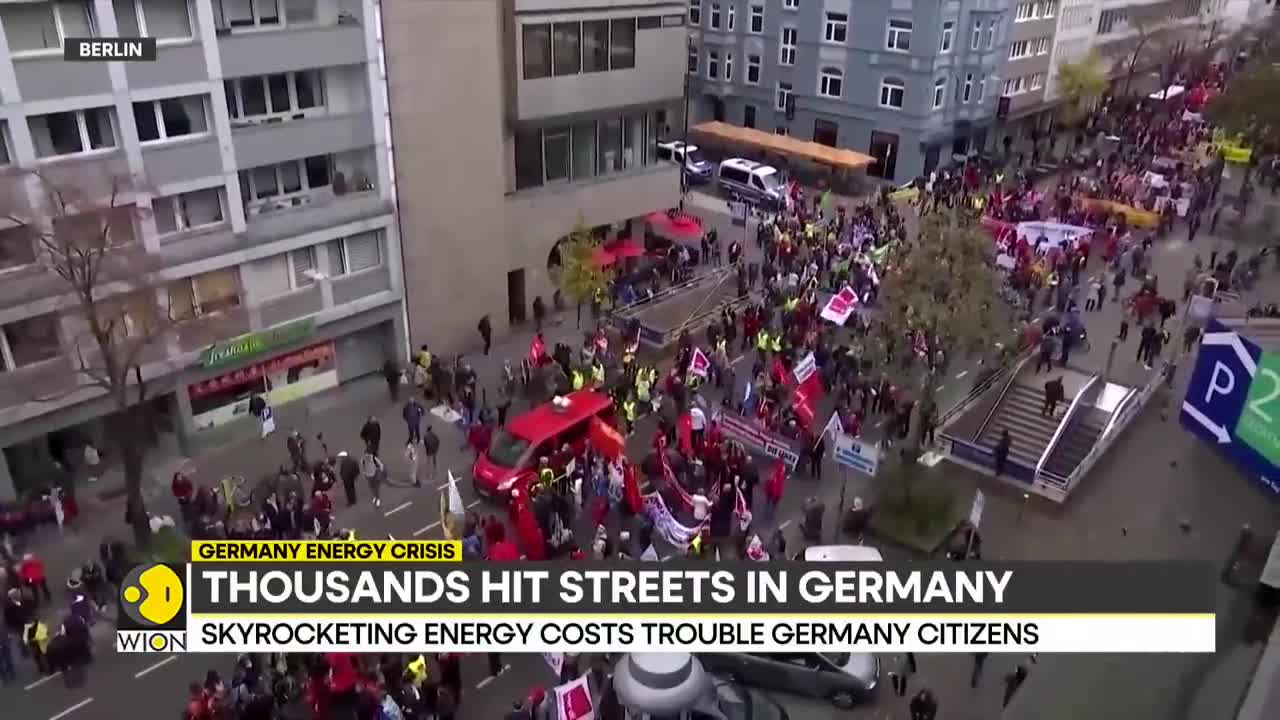 Germany energy crisis: Thousands hit streets over skyrocketing energy costs | Latest News | WION