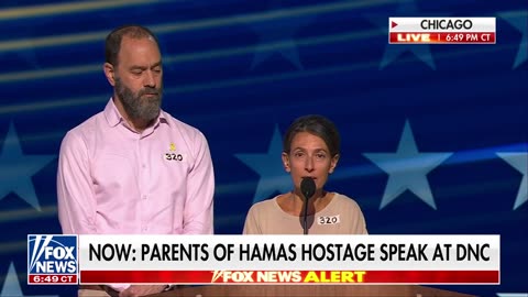 Parents of Hamas hostage speaks at DNC: 'Stolen from his life'