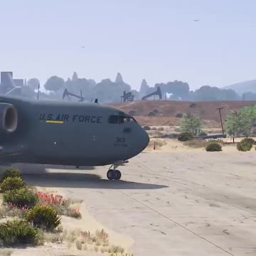 U.S. Army transport plane, forced takeoff