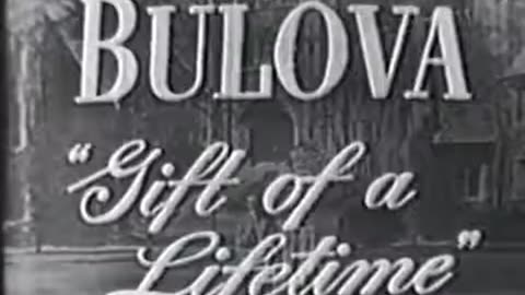 Watch this captivating 1951 TV commercial for the Bulova Watch