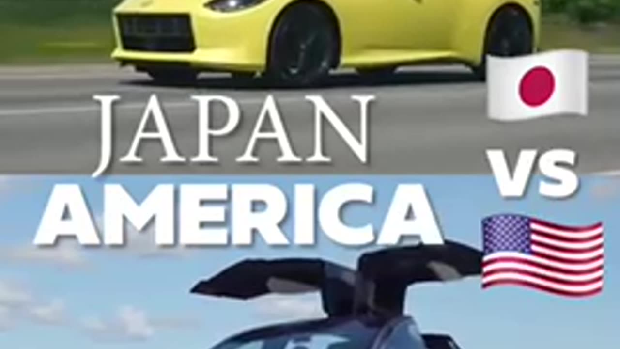 American vs Japanese Cars! Who wins?Japan or USA Supercars#short #supercars #carscompare