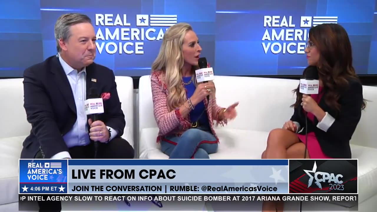 Ed Henry & Karyn Turk discuss Trump VS. DeSantis with Rep. Lauren Boebert at CPAC 2023