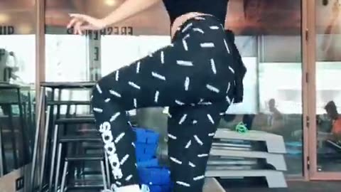 Gym girl dance viral Short video