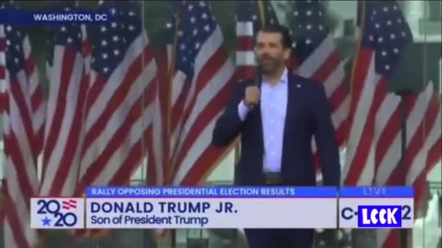 Trump Son"Speaks*Before Inauguration Ceremony