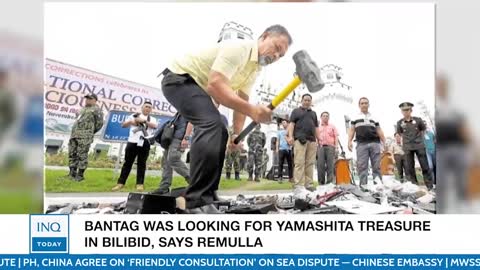 Bantag was looking for Yamashita treasure in Bilibid, says Remulla