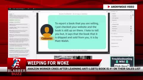 Amazon Worker Cries After Learning Anti-LGBTQ Book Is #1 In Sales