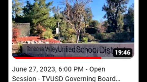 Pam Barrett - 6/27/23 Temecula Valley USD Public Comments