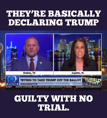 The left has declared Trump guilty.
