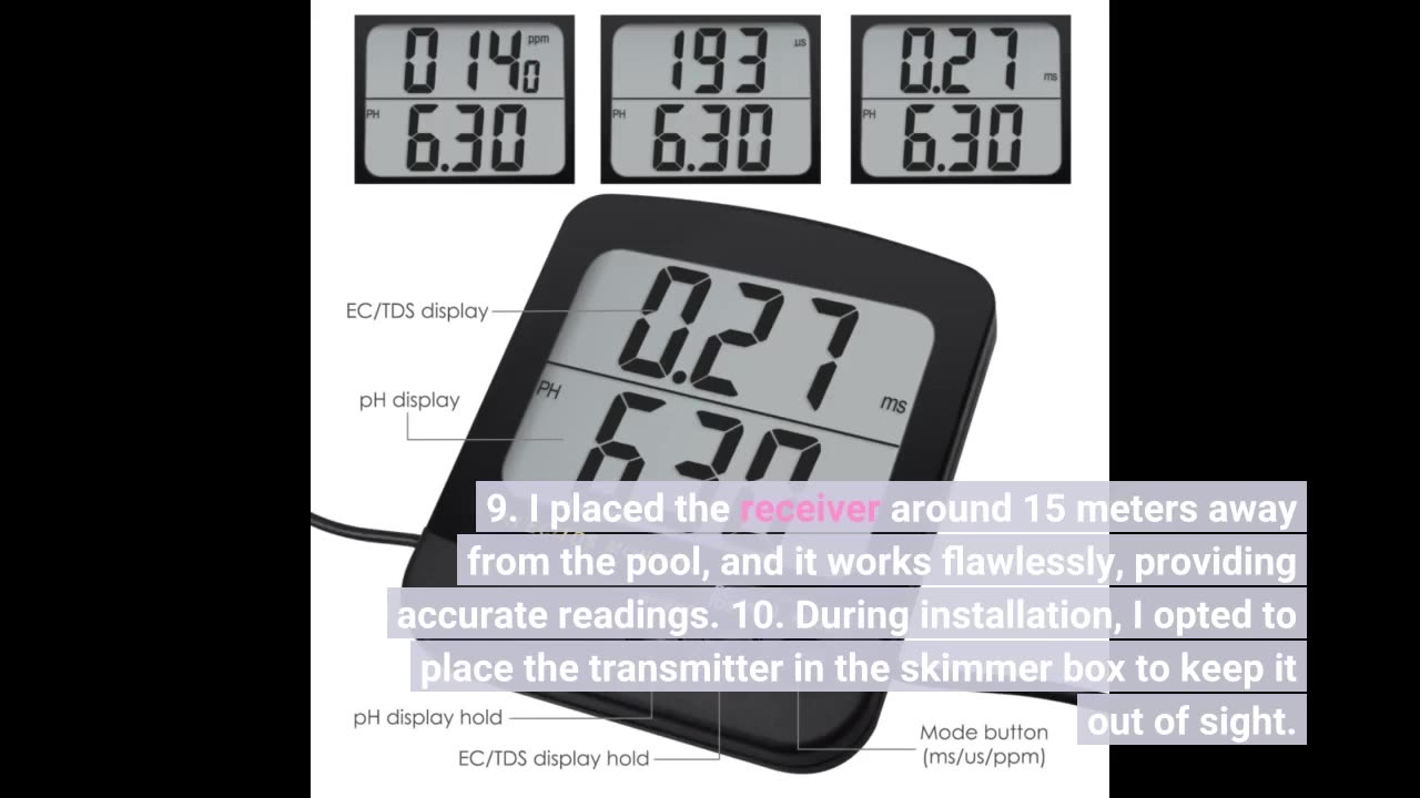 TFA Dostmann Marbella Funk-Poolthermometer, 30.3066.01, schwimmend, digital, Wassertemperatur