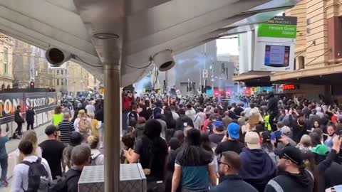 Melbourne en pie de guerra
