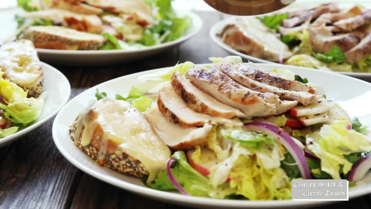 Apple and grilled Chicken