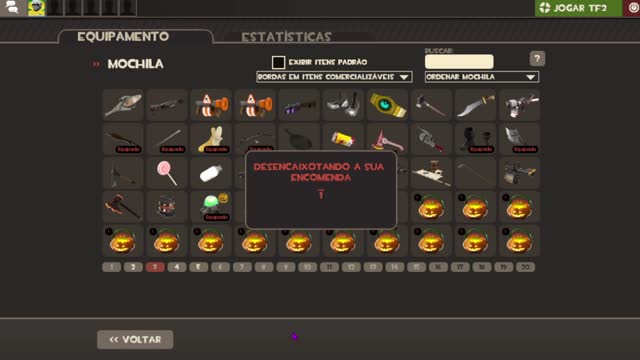 FELIZ DIA DO SACI ! Abrindo pacotes do Scream fortress + ITENS SEM RESTRIÇÃO DE HALLOWEEN