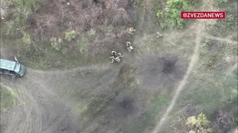 UAV calculations detected a group of AFU infantry approaching the positions of Russian fighters.