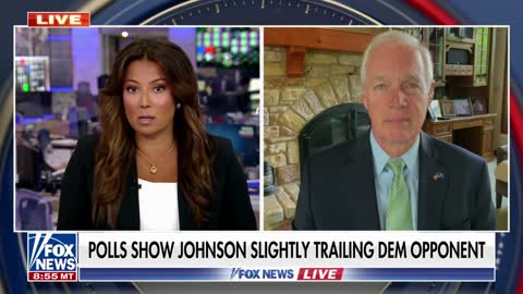 Sen. Johnson rips Democratic opponent ‘taking a page out of President Biden’s playbook’